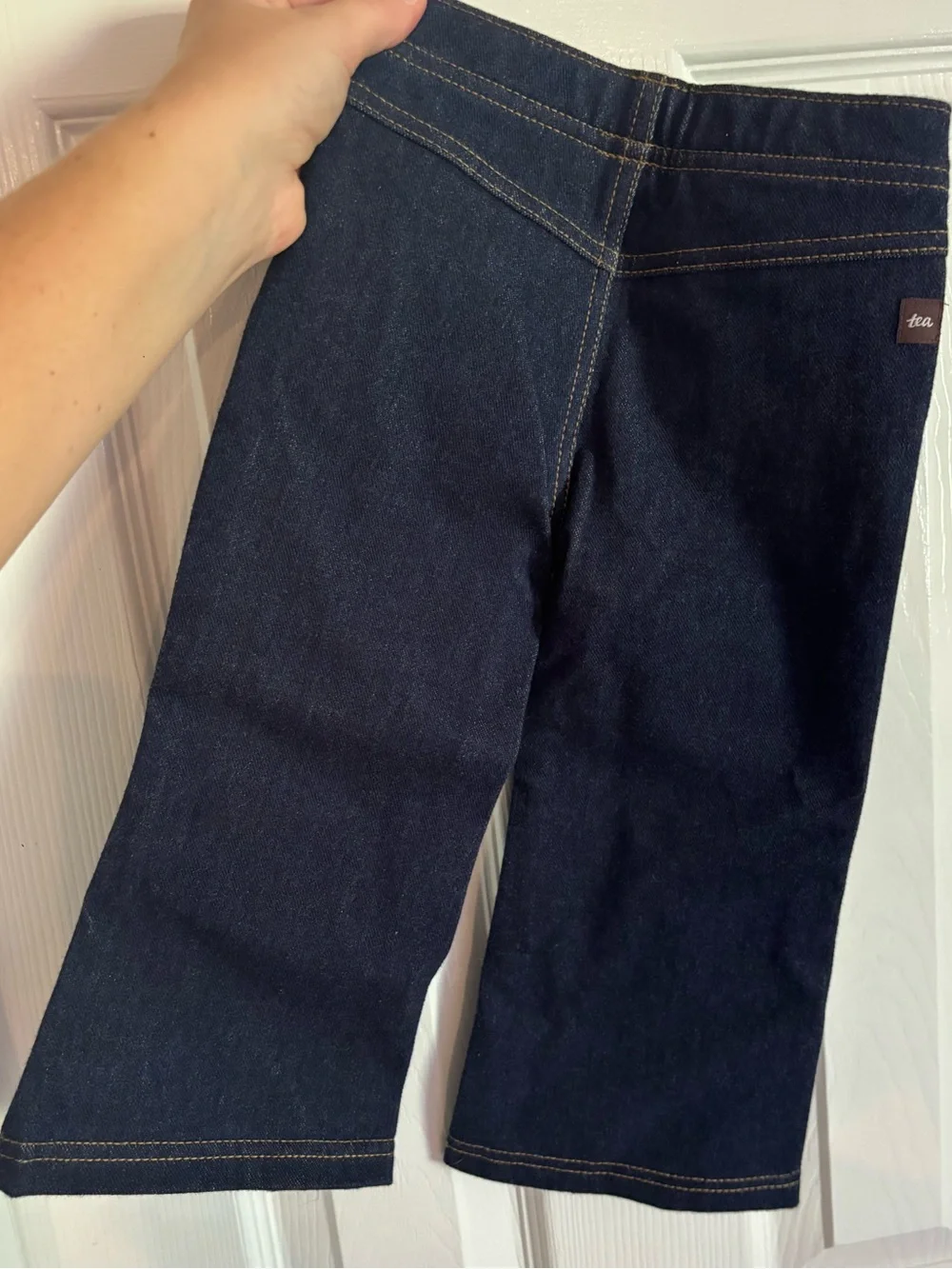 Tea Collection Dark Indigo Pull-On Kids Flare Jeans